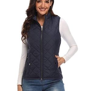 💲Argstar Women’s S Packable Puffy Down Vest zip